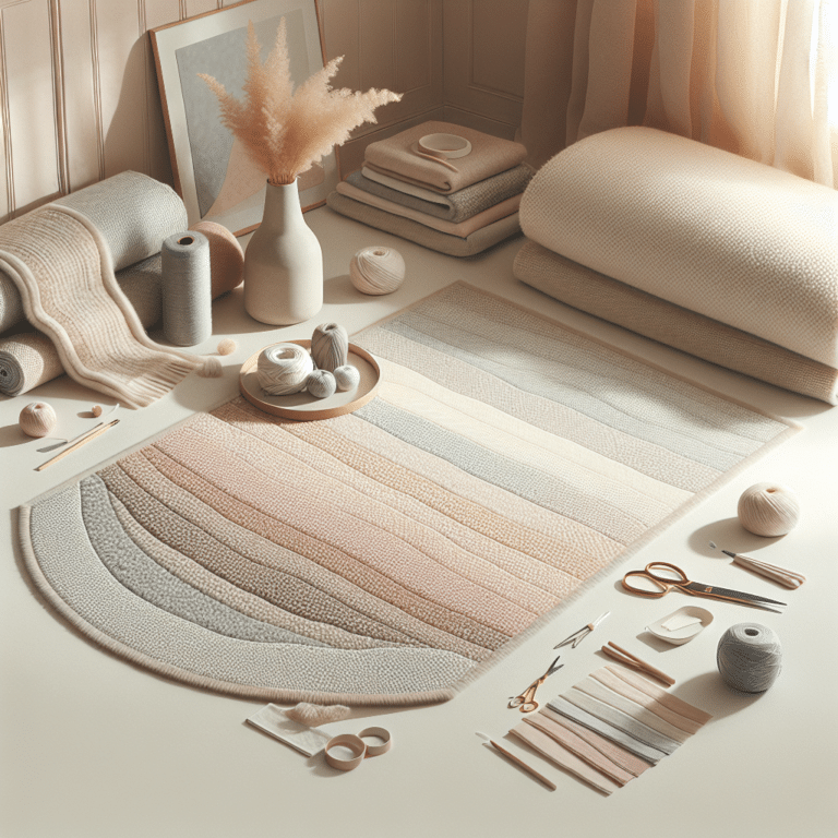 Soft Touches: Minimalist DIY Rugs or Mats