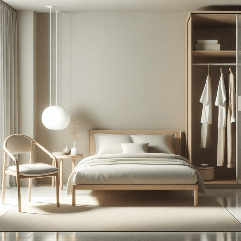 Tranquil Minimalist Bedroom Transformation