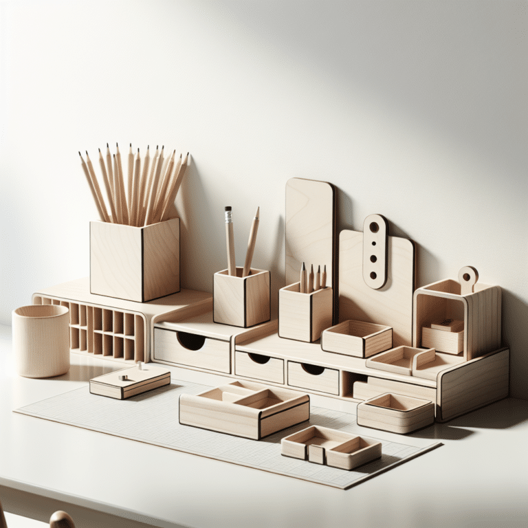 DIY Minimalist Desk Organizers