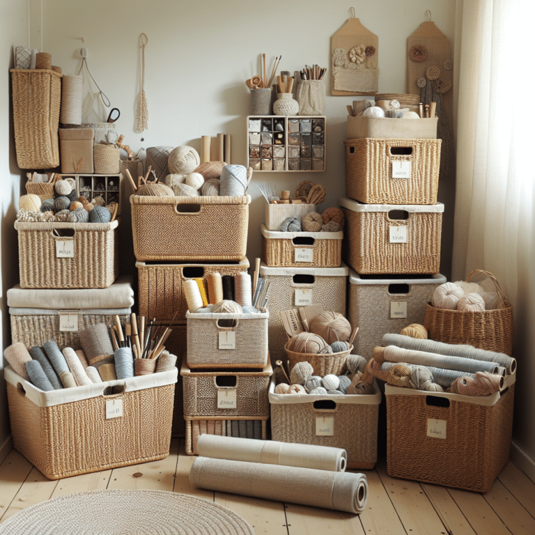 DIY Project: Crafty Storage Bins and Baskets