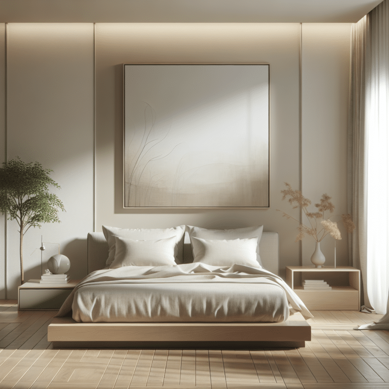 Achieving a Serene Bedroom through Minimalism