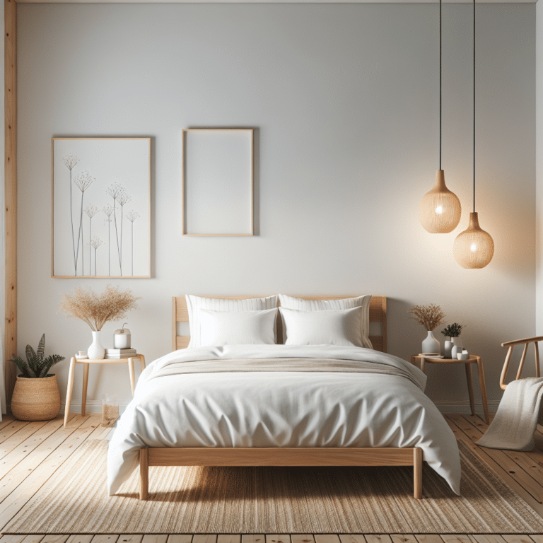 Scandinavian Inspired Minimalist Bedroom Makeover Ideas