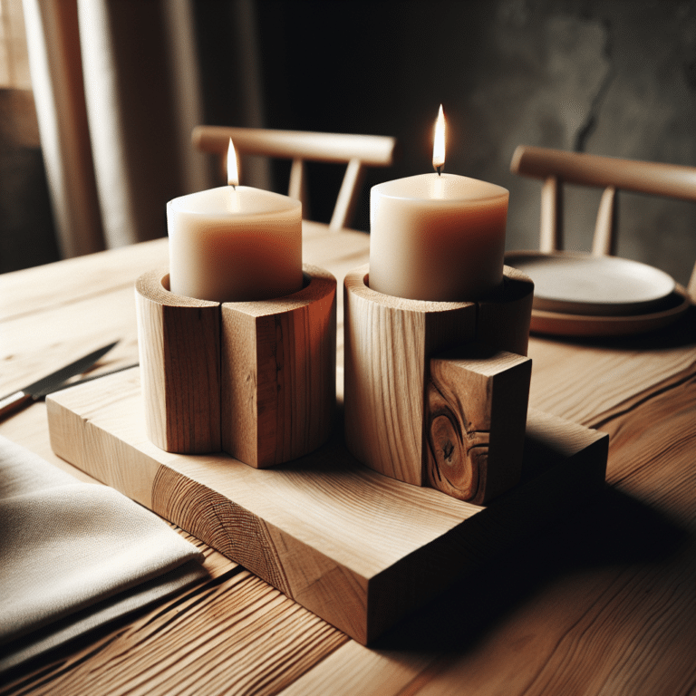 DIY Minimalistic Candle Holders