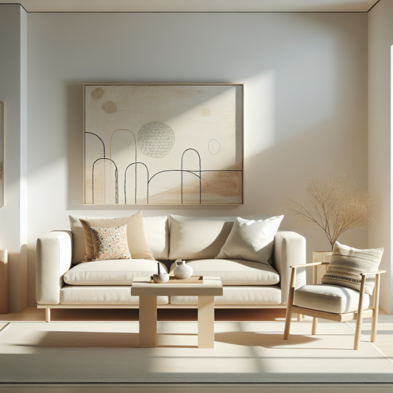 How to Style a Minimalist Living Room on a Budget
