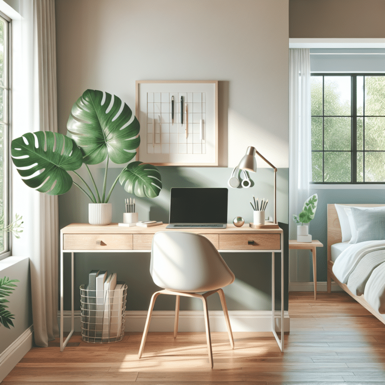 Finding Focus: A Minimalist Workspace Bedroom Makeover