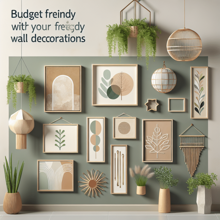 Budget-Friendly Wall Decorations for Your Home